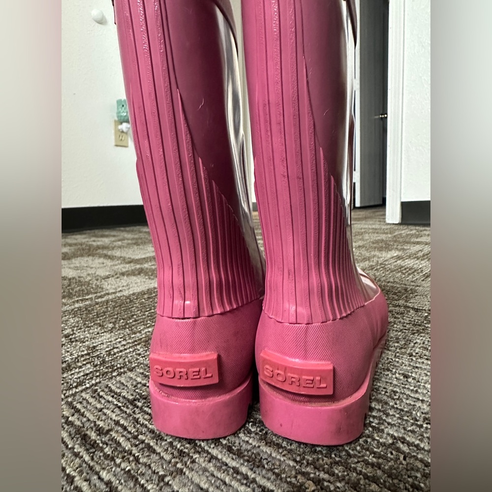 Sorel Joan Short Waterproof Rain Rubber Boots Youth size 3 - Picture 6 of 7